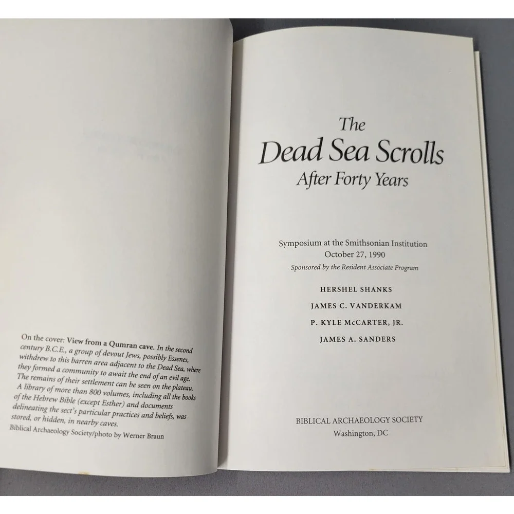 The Dead Sea Scrolls After Forty Years Hershel Shanks Archaeology Softcover 1992